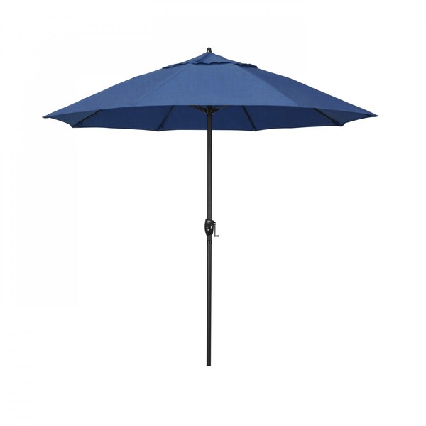 California Umbrella 9' Bronze Aluminum Market Patio Umbrella, Sunbrella Regatta 194061337219 - main